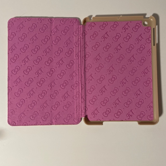 🍀 Hello Kitty Leather Case for iPad Mini - Light Gold Generation 1/2/3 NEW 🍀 - Picture 5 of 7